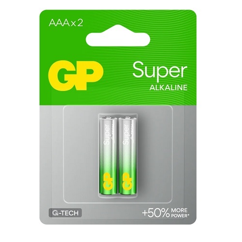 Батарейка GP Alkaline  SUPER LR03 (ААА) 24A/C2 (20) блист.*