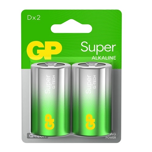 Батарейка GP Alkaline  SUPER LR20 (D) 13A/C2 (20/160) блист.