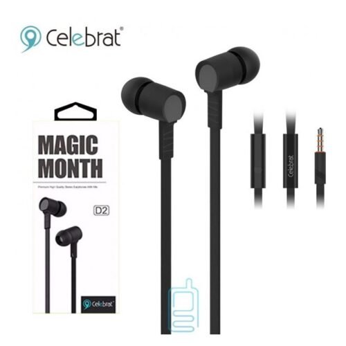 Навушники Celebrat D2 Вак. + мікро.
