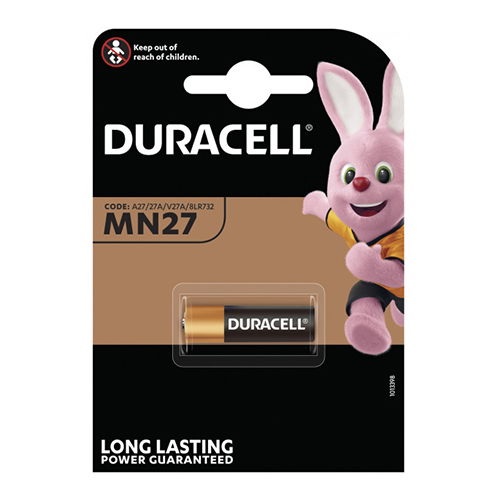 Батарейка Duracell авто A27 (MN27) C1 (10) блист.