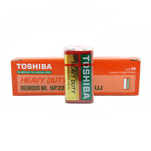 Батарейка Toshiba HeavyDuty 6F22 (крона) S1 (10) кор.
