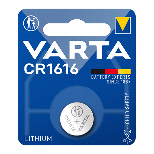 Батарейка VARTA Літієва CR1616 C1 блист.