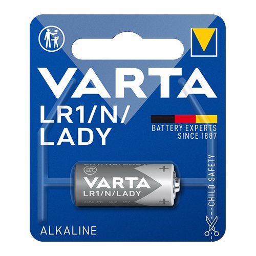 Батарейка VARTA Alkaline LR1 (N/910) C1 блист. (8136)