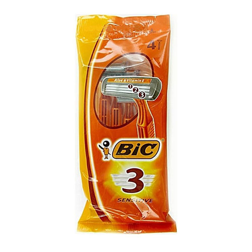 Станок для гоління BIC 3 Sensetive (4 шт) (20 уп/ящ) (1862)