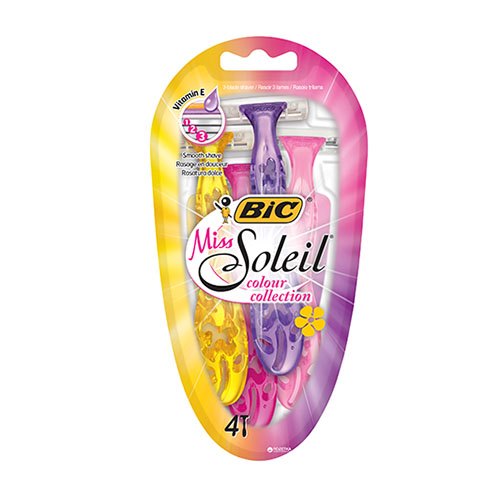 Станок для гоління BIC Soleil MISS (4 шт) (10 уп/ящ) (9760/3843/3049)