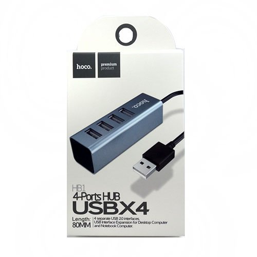 Хаб USB HOCO № HB1/4USB 2.0 порту