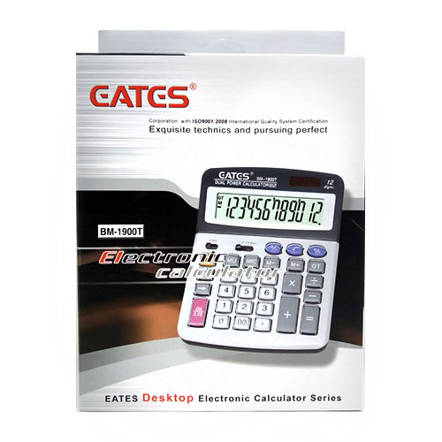 Калькулятор Gates DC-1900T прозорі кнопки (21*17 см)