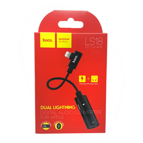 Перехідник Hoco LS18 Lightning - Lightning