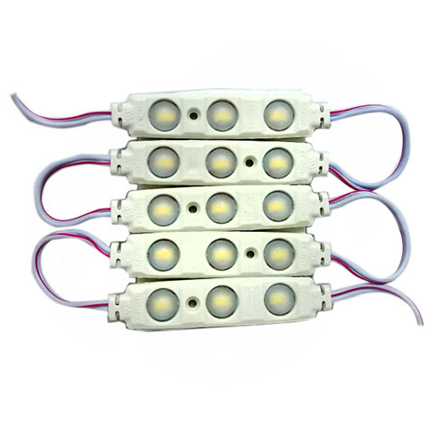 Модуль LED 12V BRT  1.5W 3*SMD 5630 білий з лінзою напівсфера XG19