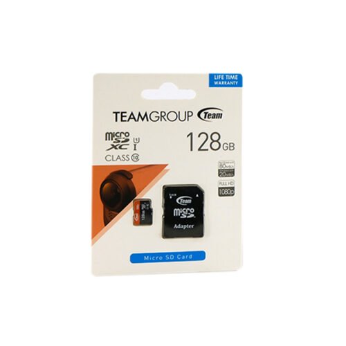 Карта пам'яті micro-SD 128 Gb Team + перехідник (10 CLASS)