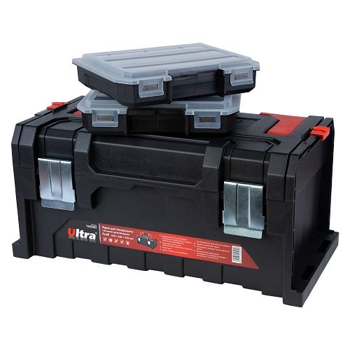 Ящик Ultra для інструменту з бічними органайзерами Profi 510*230*210мм 7402402