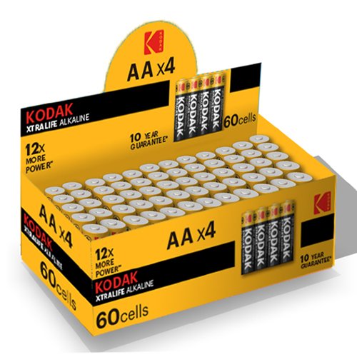 Батарейка Kodak Xtralife LR06 (AA) S4 (60) кор.