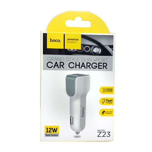 АЗП HOCO Z23 2.4А/2 USB + кабель Lightning