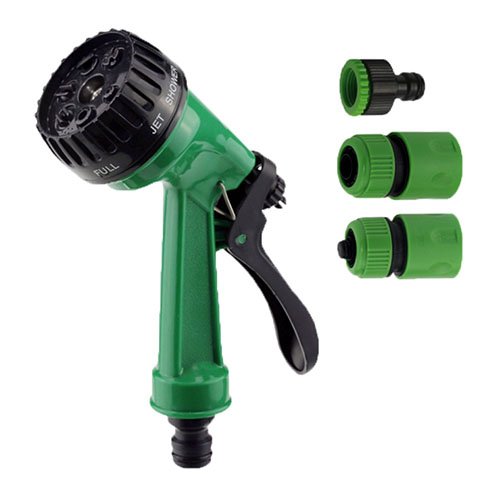 Набір поливальний: Grad пістолет-розпилювач 7-ми режимний 2 конектора+адаптер на шланг ¾" (5012545)