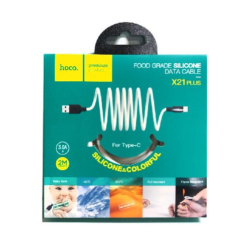 Кабель USB-Type C HOCO X 21 2м 3.0А (Silicone)