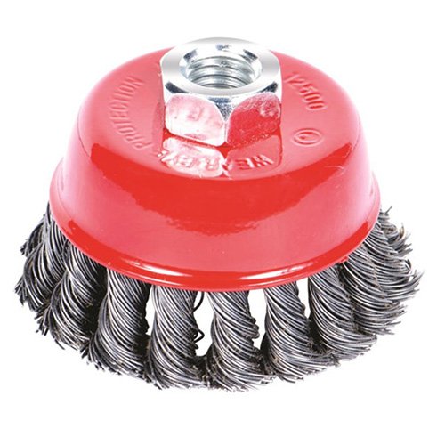 Щітка чашоподібна Sigma (сталева кручена) М14×2мм Ø100мм 9026101