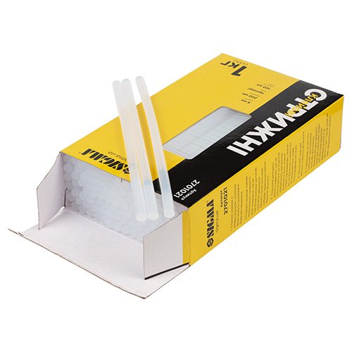 Стрижні клейові Sigma  1кг (100шт) Ø8×200мм (прозорі) 2701021