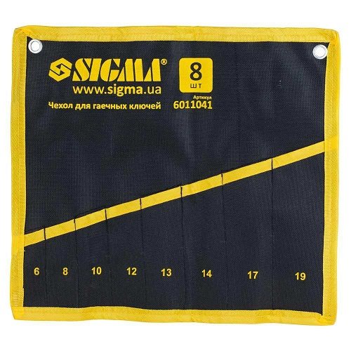 Чохол Sigma для гайкових ключів 8шт 6011041