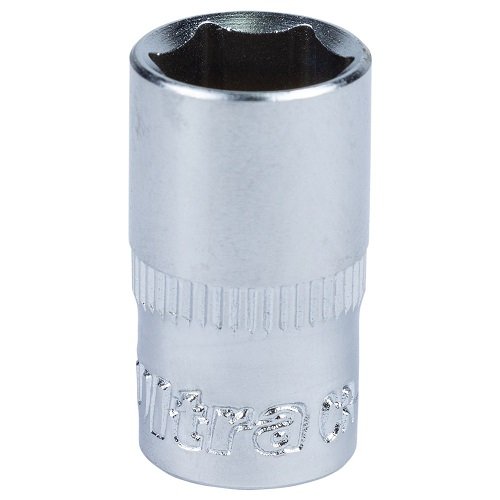 Насадка шестигранна Ultra 1/4" коротка 10мм CrV 6060102