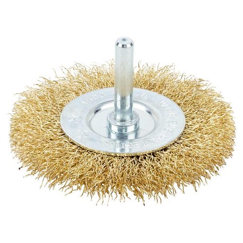 Щітка дископодібна Grad (латуньована) хвостовик 6мм Ø100мм 9032105