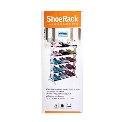 Полиця підлогова для взуття на 6 ярусів (115см*56см*30см) New shoe rack ART-0361 (0065)