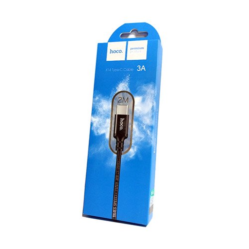 Кабель USB-Type C HOCO X 14 2м 3.0А (Тканина)