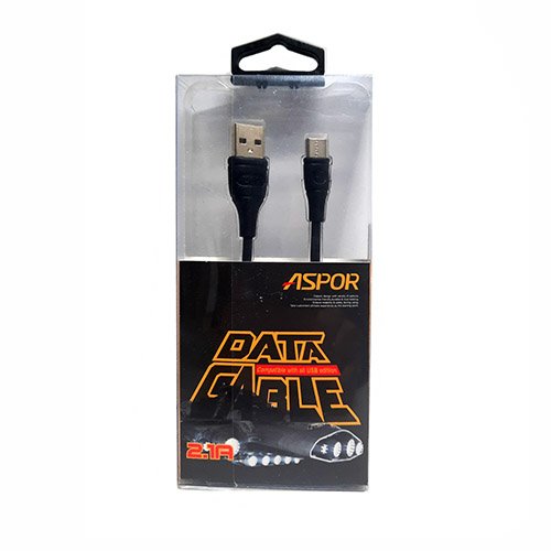 Кабель USB-Type C ASPOR AC-03 1м 2.1А (TPE)