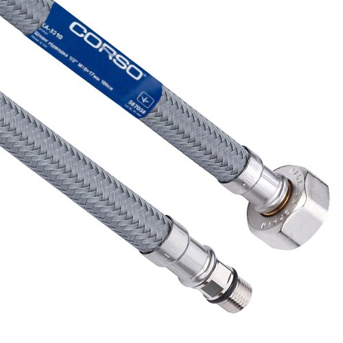 Шланг підводка CORSO NYLON 1/2" 120см М10×17мм  XA-1312 (9690152)