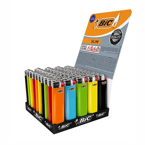 Запальнички BIC кремінь J23 Кольорова (50шт) 969155 (2734)