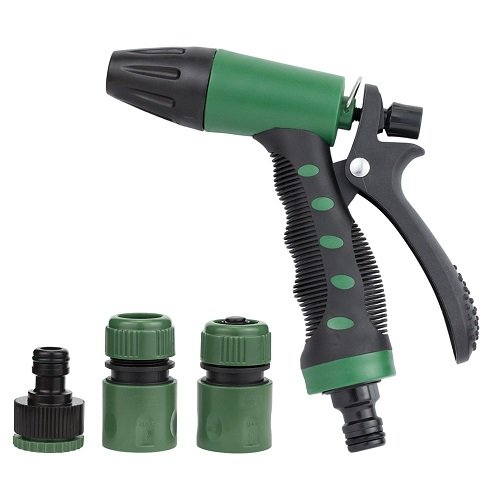 Набір поливальний: Grad пістолет-розпилювач 2-х режимний 2 конектора+адаптер (5012485)