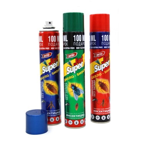 Дихлофос Jet Super 400мл зелений