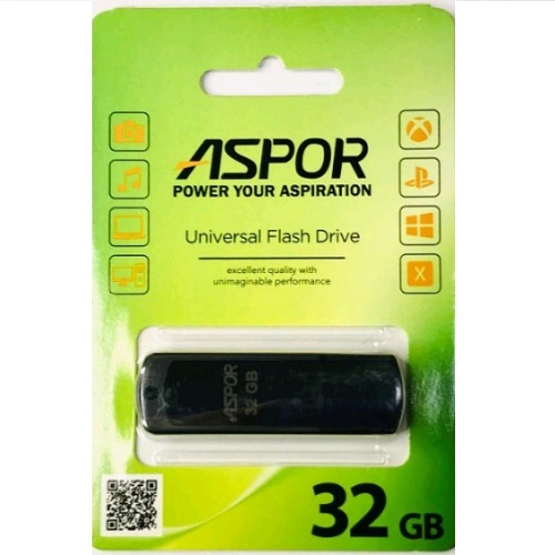 Флешка 32 Gb ASPOR пластик / велика