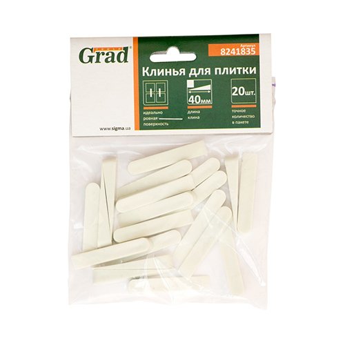 Клин Grad для плитки 40мм 20шт (8241835)
