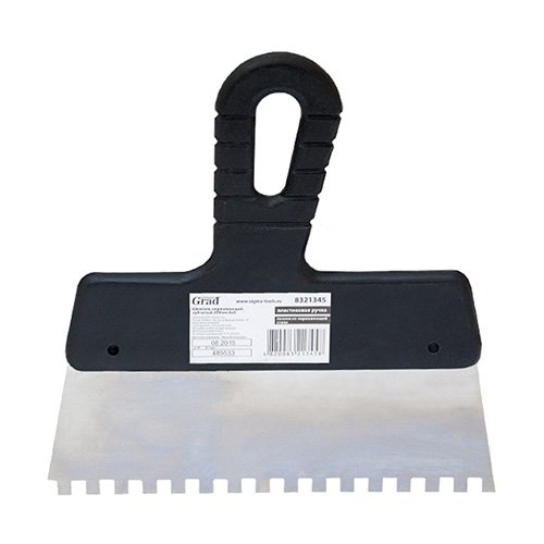 Шпатель Grad зубчатий 200мм 6х6мм (нержавіючий) 8321345