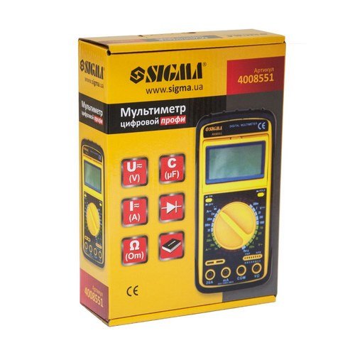 Мультиметр Sigma Profi цифровий  4008551