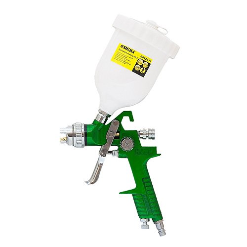 Фарборозпилювач Sigma HVLP Ø1.7мм 140-280л/хв 3 бар в/б 600мл (пласт) (6812111)