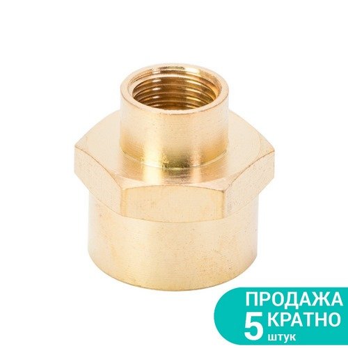 З'єднання Sigma FT 1/4" × 1/2" (латунь) (КРАТНО 5 шт) 7025141