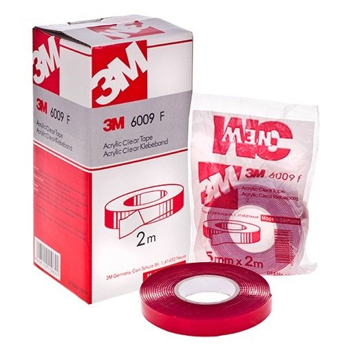Скотч двосторонній "3М" 8мм х 2м (прозорий) (15 шт/уп)