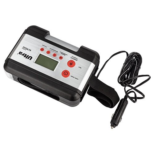 Компресор Ultra автомобільний з електронним дисплеєм 12В 180Вт 10А 45л/хв 10бар (6170122)