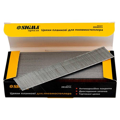 Цвяхи планкові для пневмостеплера Sigma 30×1.25×1мм (5000шт) (2818301)