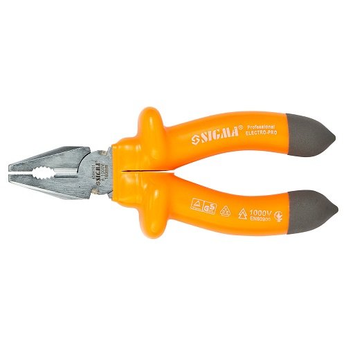 Плоскогубці Sigma Діелектричні 160мм 1000В 4344161