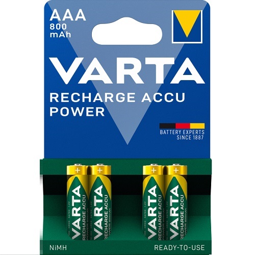 Акумулятор VARTA Ni-MH R03  800 mAh C4 (56703) 0616