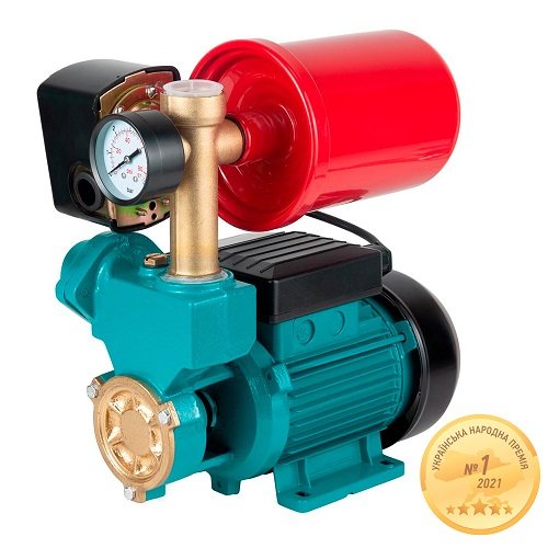 Станція Aquatica 0.37кВт Hmax 32м Qmax 40л/хв (вихровий насос) 1л (776016)