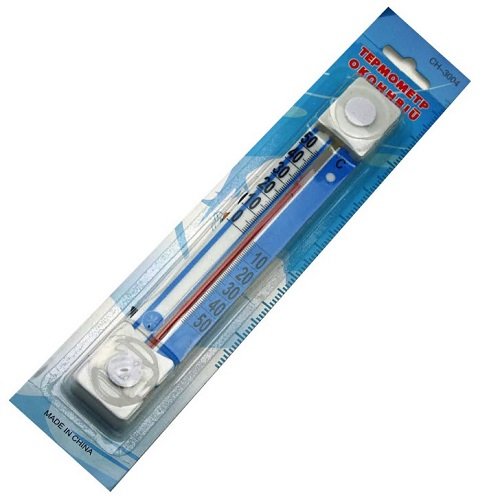 Термометр віконний №СН-3004 на липучці