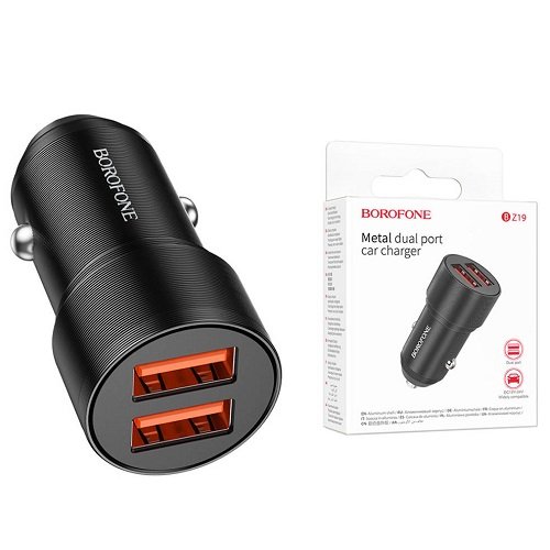 АЗП BOROFONE BZ19 2USB/2.4A