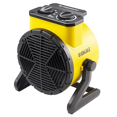 Електрична теплова гармата Sigma з керамічним нагрівачем 2.0 кВт (ударостійкий пластик) (5359531)