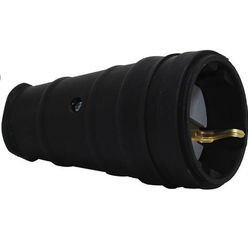 Гніздо штепсельне ТЕССО Каучук З/З 16А