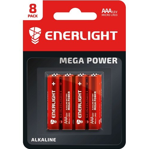 Батарейка Enerlight MEGA Power LR03 (AAA) C8 (80) блист. 6176