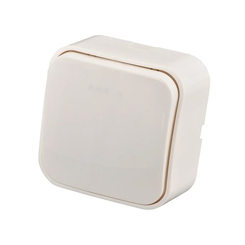 Вимикач QUANTUM накладний білий 1-кл (QM-BMH-00010) 16шт/уп