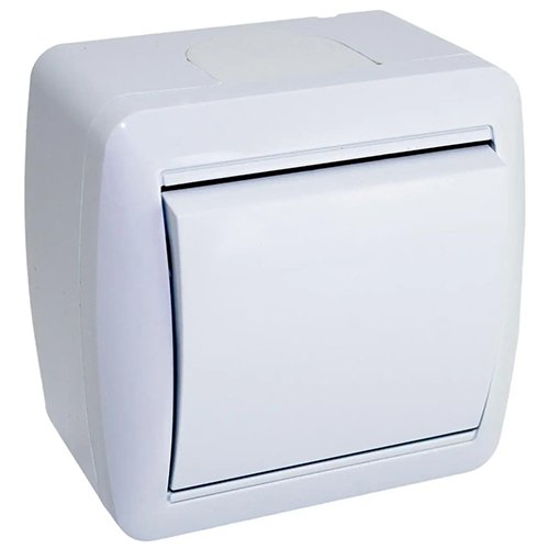 Вимикач QUANTUM накладний IP44 1-кл (QM-BMHB-00010) 10шт/уп